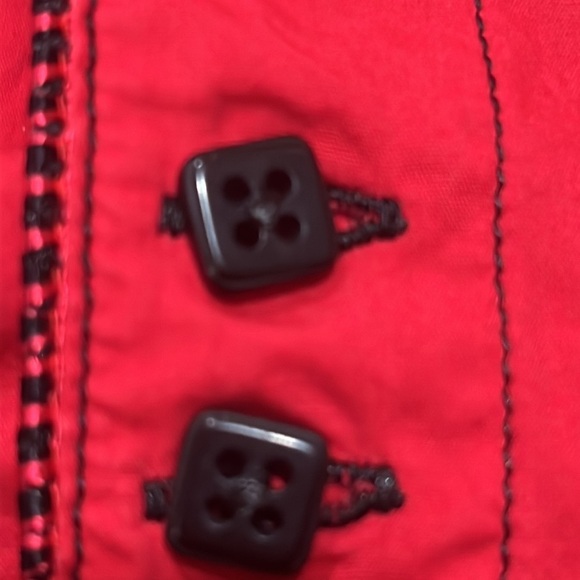 STEVEN LAND FITTED COTTON RED SHIRT MENS BOLD, STATEMENT, CASUAL WEAR SIZE XL. - Picture 10 of 10